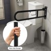 Toilet Grab Bar 30.3 Inch, YuanDe Flip Up Grab Bar