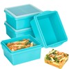 Xomoo 2 Cup Silicone Freezer Trays with Lids, Silicone Soup