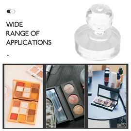 FOMIYES 2pcs Eyeshadow Platen Tool Cosmetics Stamper Eye Shadow Stamper Pressed Powder Stamper DIY Blush Tool DIY Eyeshadow Tool Eye Shadow Tool Eye Shadow Pressure Stamper Pressing Seal