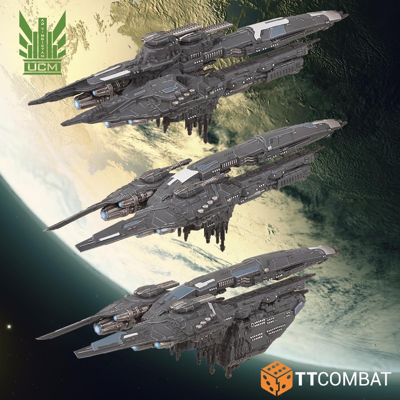 Dropfleet Commander TTCombat UCM Core Ships TTDFX-UCM-020