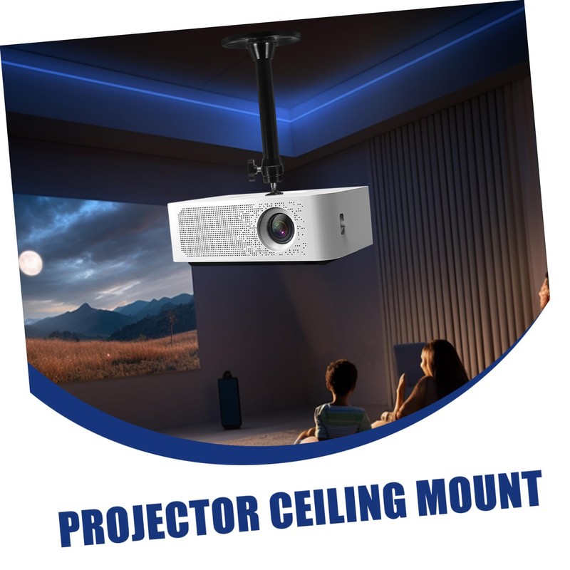 MERRYHAPY Adjustable Projector Stand Ceiling Mount Compatible Mini Projector Mount