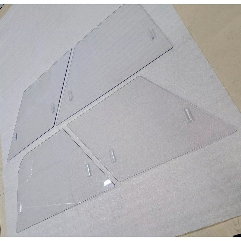 DAXCNC MG MGA NEW SIDE CURTAIN SLIDING WINDOWS SET 1956-1962