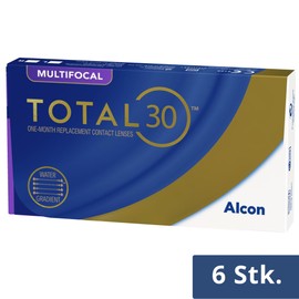 TOTAL30 Multifocal Monthly Lenses, Pack of 6, BC 8.4 mm, DIA 14.2 mm, ADD High, -01.50 Dioptres