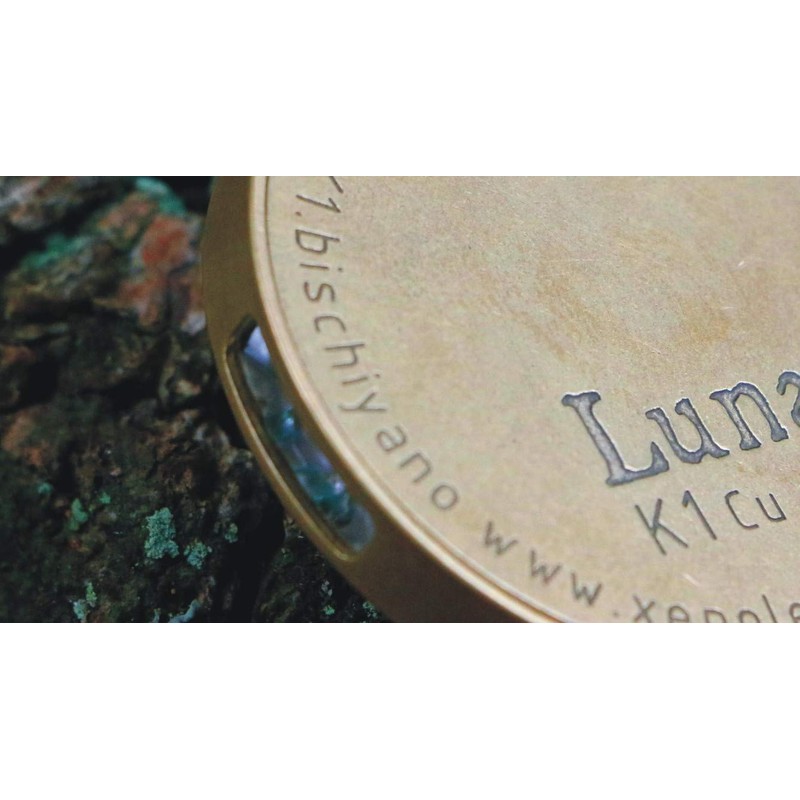 Brass Material Key Chain Lamp Pocket High Brightness LED Flashlight