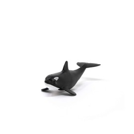 Schleich Wild Life, Ocean and Marine Life Toy Animals for Kids, Baby Orca Whale Toy Figurine, Ages 3+