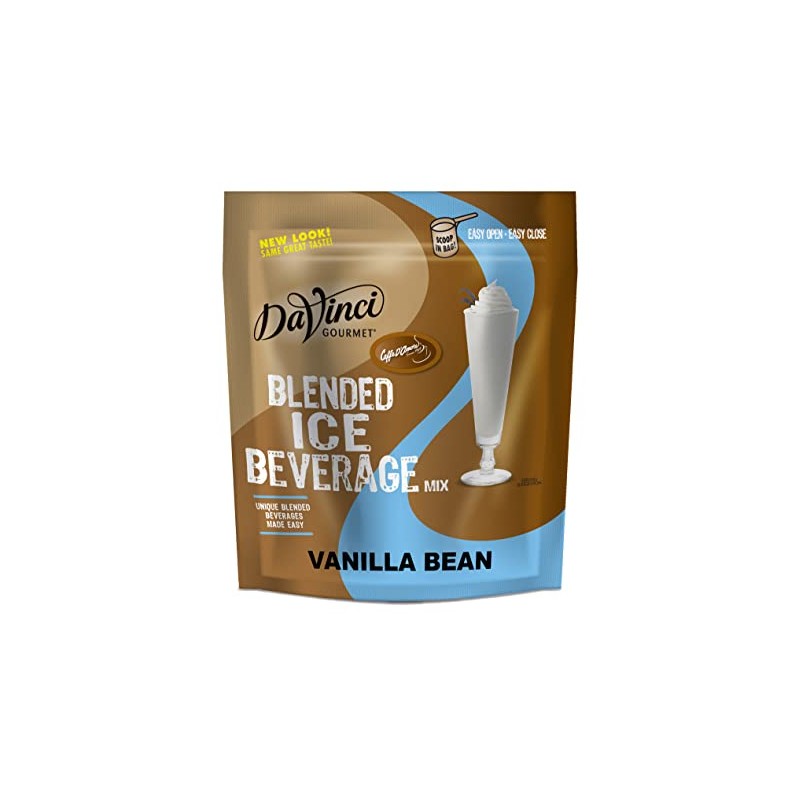 DaVinci Gourmet Vanilla Bean Blended Iced Coffee Mix, 3 Pound