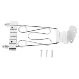 Bass Bridge Tailpiece Zinc Alloy 6 String Electric Bass Bridge Tailpiece Replacement Silver
