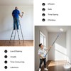 10 Ft Extension Pole +Joint Angle Adaptor, Paint Roller Stainless-Steel