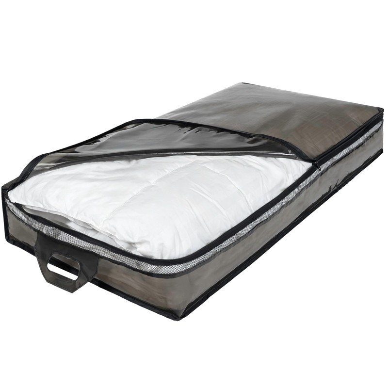 Hefty Underbed Flexible Tote with Breathable Mesh, Double Zipper, 2