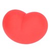 12 Pcs Heart Stress Toy Elastic Soft Simulation Rubber Red