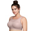 Full Figure Plus Size No-Bounce Camisole Elite Sports Bra Wirefree