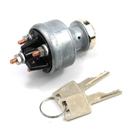 DELEYAPARS 6665606 Ignition Switch with 2 Keys Compatible with Bobcat Loaders 310 313 322 440 530 533 540 542 630 730 731 732 741 742 743 751 753 763 773 863 873 953 963 2410 7753 MT50 MT52 MT55