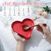 Remerry Mother's Day Heart Cute Spoon Rest for Kitchen Counter,
