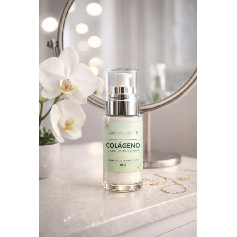 Crema Facial Reafirmante Colágeno Elastina Vitaminas Mixta Día Noche