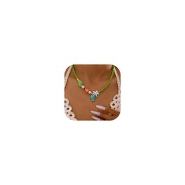 Fish Necklace for Women Surf Necklace Beach Charm Boho Jewelry Ocean-Inspired Coastal Pendant