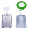 QISF Extra Large Clear Plastic Storage Bags 90x100cm Giant Storage