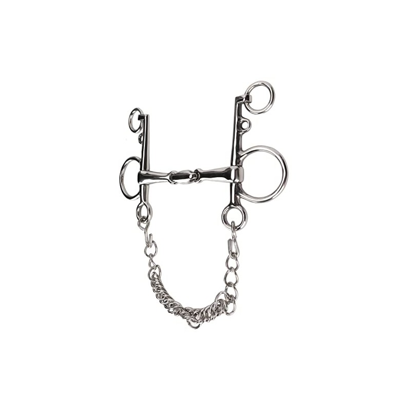 Naroote Pelham bit, Horse Pelham bit Acero Inoxidable Duradero para