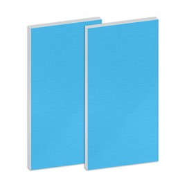 LAVMHAB Aluminium Plate 300 mm x 150 mm, 2 mm Thick Aluminium Plates Aluminium Sheet with Protective Film Aluminium Sheet Silver Aluminium Plate for DIY Crafts (Pack of 2)