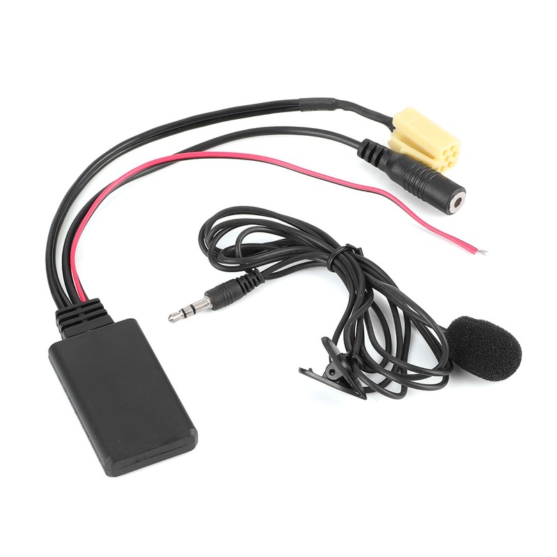 59.1in Bluetooth Radio Audio Cable Handsfree Car AUX Adapter with