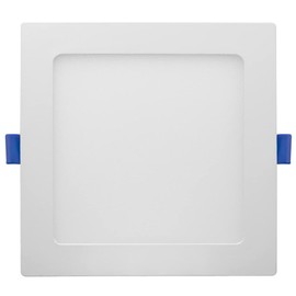 Maxxima 6 in Slim LED Downlight Canless Square 5 CCT Ultra-Thin Recessed, 1000 Lumens Flat Panel Light, Color Select 2700K-5000K (2700K/3000K/3500K/4000K/5000K) IC Rated Dimmable Junction Box Included