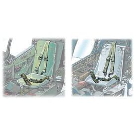 Fine Molds 1/48 Seat belt NC4 for nano aviation series WWII U.S. Forces planes