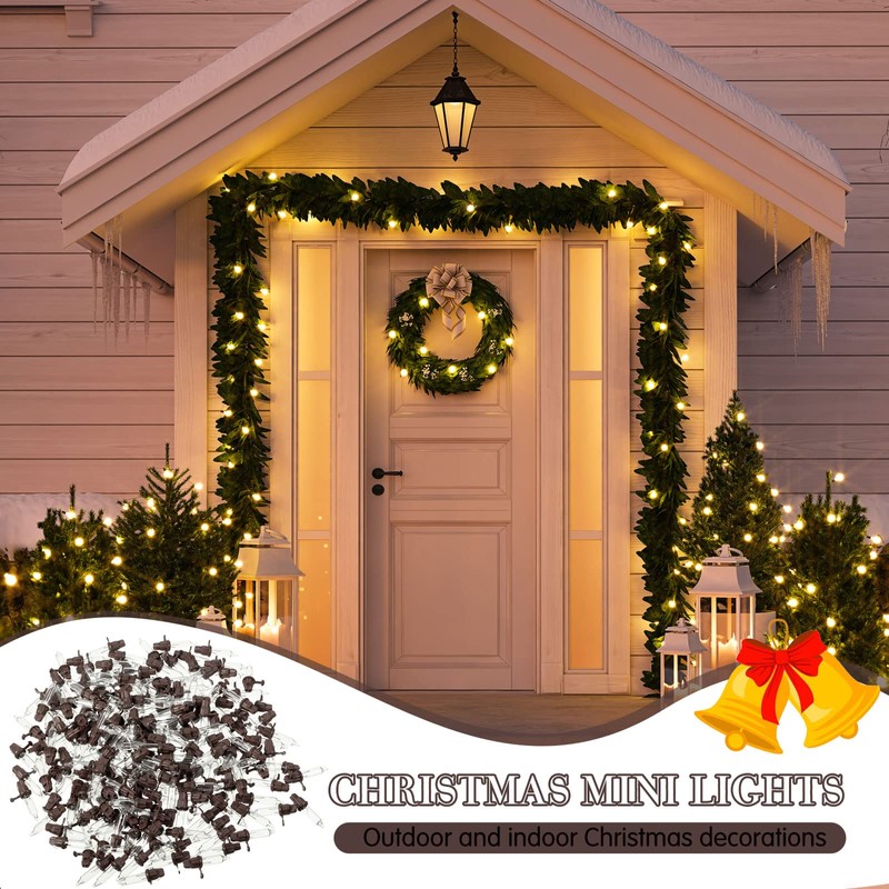 Mudder 100 Count Christmas Tree Lights Replacement Bulbs Mini Incandescent