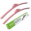 OEM QUALITY 26" + 19" PARRATI Premium All-Season Pink Windshield