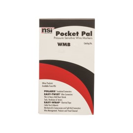 NSI WMB-5 Pocket-Pal Book Wire Marker, Legend A, B, C
