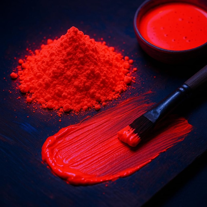 UV Fluorescent Reactive Pigment (Red)