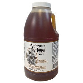 Ambrosia Honey (48oz) 100% Pure Natural Honey, Harvested in the USA, Sugar & Sweetener Alternative