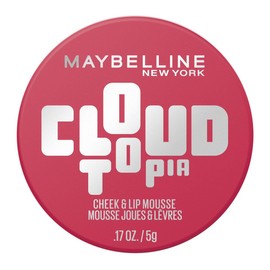 Maybelline Cloudtopia Blush para mejillas y labios,14H, tono rojo etéreo                                                                              