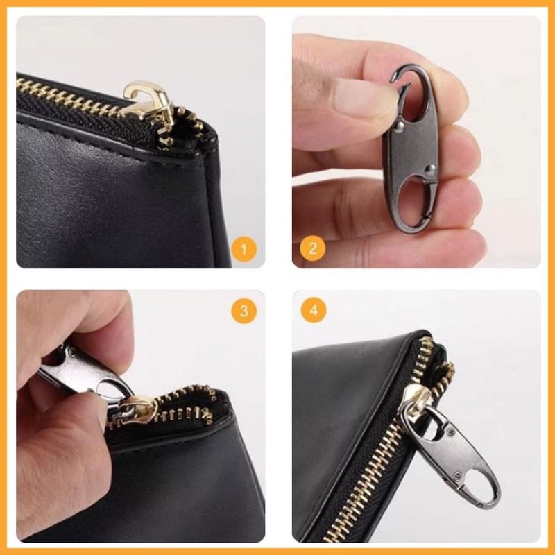 Zipper Clips Anti-Theft Travel Goods Removable Zipper Lock Zipper Clips