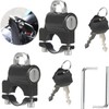 2 Pcs Motorcycle Helmet Lock and Accessories for 22-28mm Handlebar