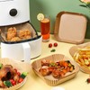 50Pcs Disposable Square Air Fryer Paper Liner Non-Stick Baking Paper