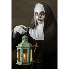 CR ROLECOS Nuns Costume Women's Fancy Dress Costumes Women's Nun for Adults Clothing 3XL