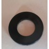 NYLON Black flat nylon washers 1" x 1/2" 15 pcs