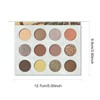 KYDA 12 Colors Tropical Coconuts Eyeshadow Palette, Summer Beach Neutral