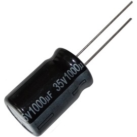 Aerzetix Set of 10 1000ΜF Chemical Electrolytic Capacitor 35 V 20% THT ± 2000h 105 °C Radial ø12,5x20 mm