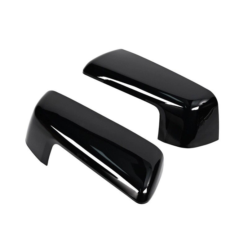 ALLTIMES Pair Gloss Black Mirror Cap Cover Replacement For Chevy