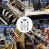 QUARKZMAN 4 Pieces 6 mm to 8 mm Aluminium Alloy