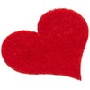 Glorex Felt Heart, red, 4 cm