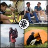 Snowflake multitool，Stainless Steel Snowflake tool multi，Portable Snowflake Tool Bottle Opener，Flat