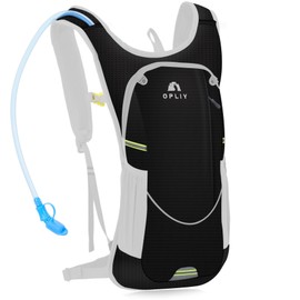 Hydration Pack,Hydration Backpack with 2L Hydration Bladder Lightweight Running Water Backpack for Women Men Kids (Black)