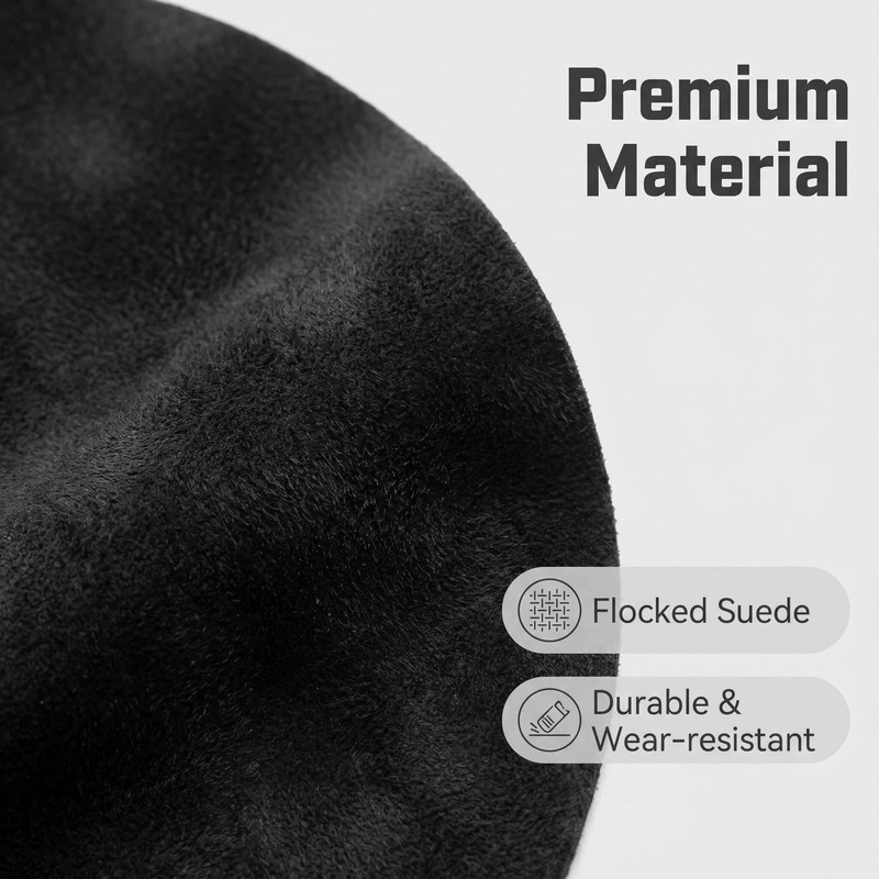 MEOAlBkey 20-Pack Oval Velvet Iron on Patches