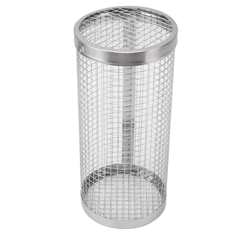 BBQ Net Tube Rolling Grilling Basket Stainless Steel Wire Mesh