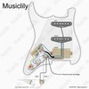 Musiclily Pro-SE ST-HSS-60SE Pre-wired Pickguard with Alnico 5 Pickups 5-Way