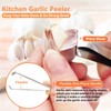 3PCS Stainless Steel Garlic Peeler - Garlic Peeler Clips Skin