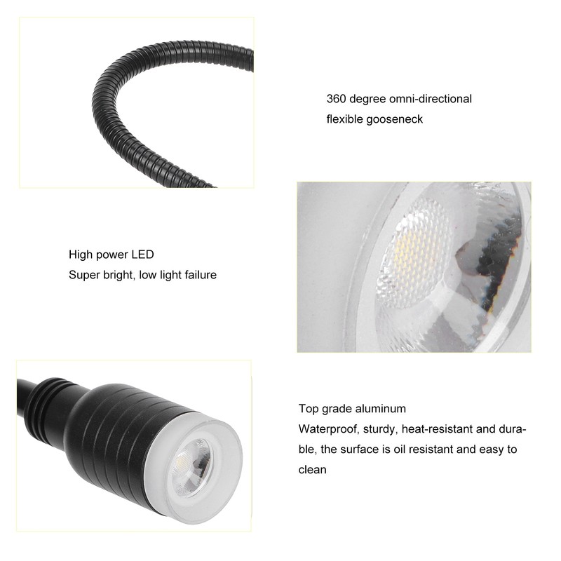 LED Universal Adjustable Machine Tool Light 5W Work Lamp with