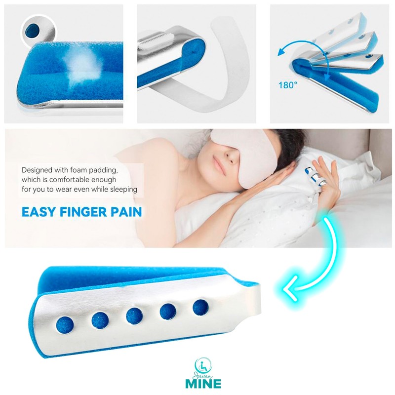 SEVEN MINE Férula Dedos Tipo Sombrilla [1Pza, 3 Tamaños]: Alivio