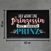 Trendation - Hier Wohnt Eine Prinzessin mit Ihrem Prinz Doormat